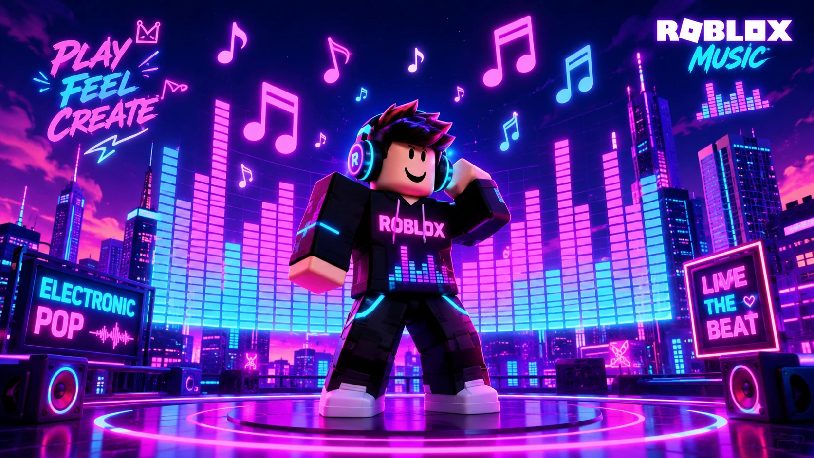 Melhores IDs de Música Eletrônica e Pop no Roblox